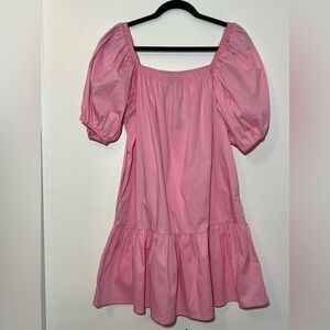 NWT Pink Puff Sleeve Dress